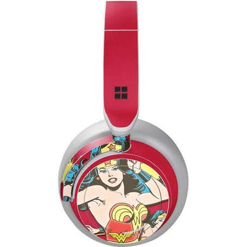 DC Comics Wonder Woman Vintage Action pose Surface Headphones Skin